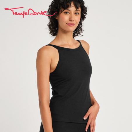 Débardeur + brassière CORDOBA noir x Temps Danse