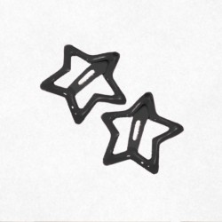 Haarspange duo schwarz sterne