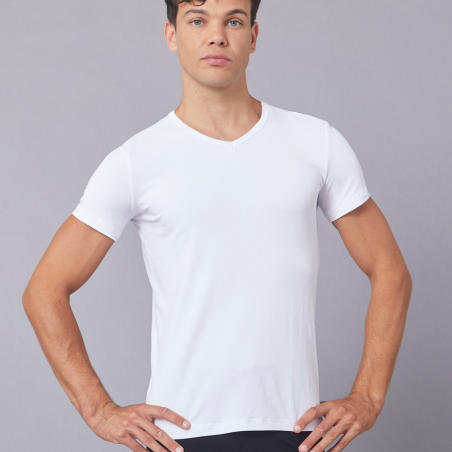 T-shirt homme Oliver blanc x Temps danse