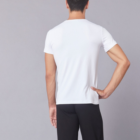 Herren-T-Shirt Oliver weiss x Temps danse